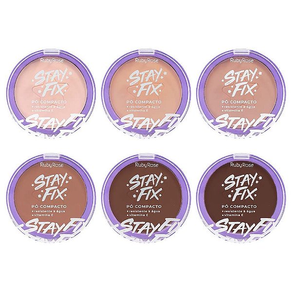 Pó Compacto Stay Fix 10g Ruby Rose