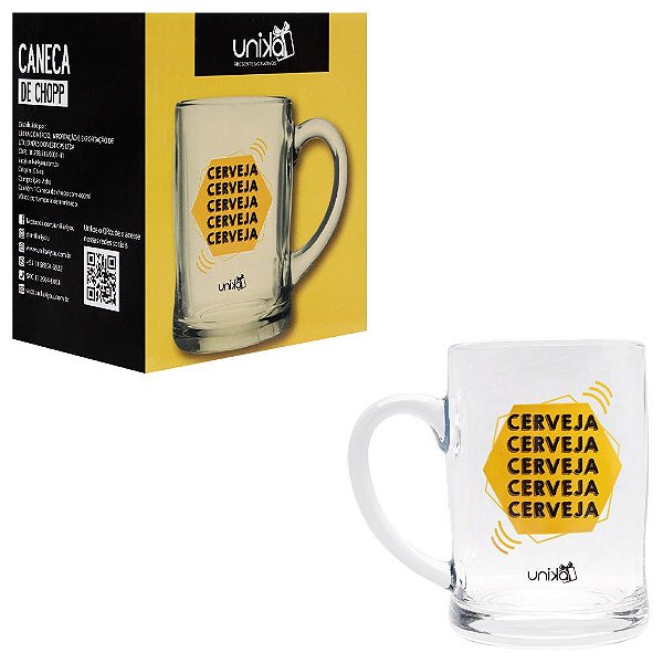 Caneca Chopp Cerveja Cerveja Unika Games