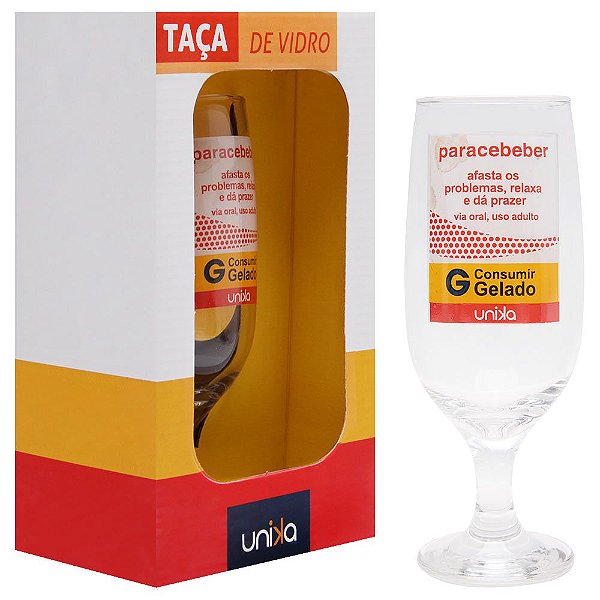 Taça De Vidro Paracebeber Unika Games