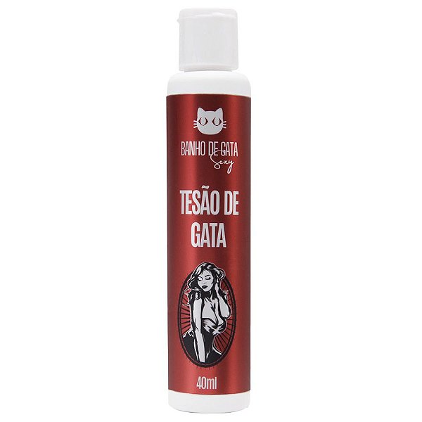 Tesão De Gata Gel Excitante 40ml Banho De Gata