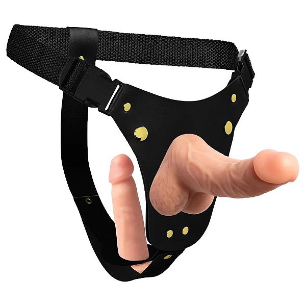 Cinta Peniana Dupla Pênis 16,3 X 4,5cm E 12,5 X 3,5cm Soulsex