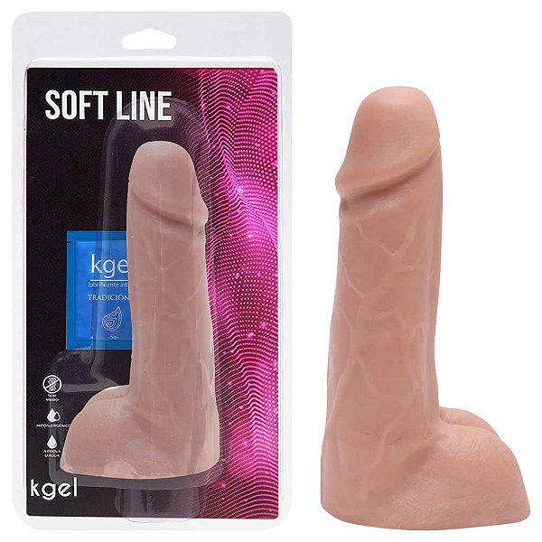 Pênis De Borracha Maciço 16,5 X 3,5cm Kgel