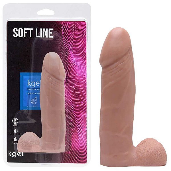 Pênis De Borracha Maciço 15 X 4cm Kgel