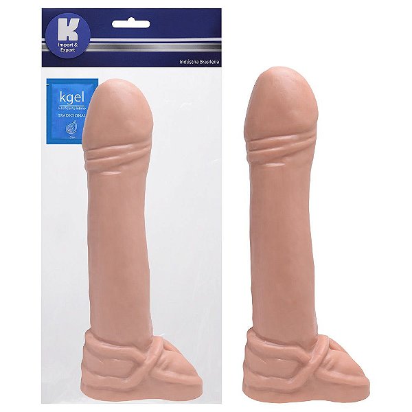 Pênis De Borracha Maciço 35 X 6,7cm Kgel
