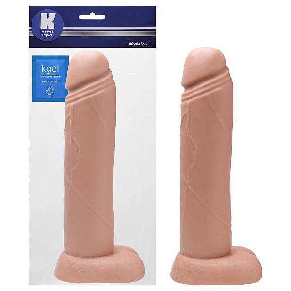 Pênis De Borracha Maciço Gigante 40 X 10cm Kgel