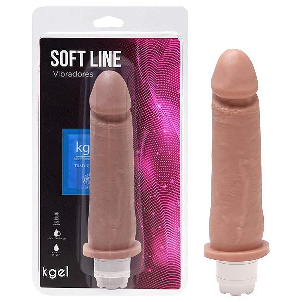 Pênis Vibrador Interno 19,5 X 4cm Kgel