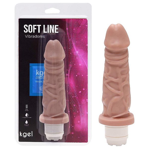 Pênis Vibrador Interno 18 X 4cm Kgel