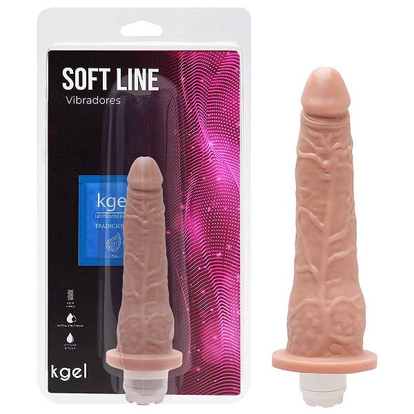 Pênis Vibrador Interno 18 X 3,5cm Kgel