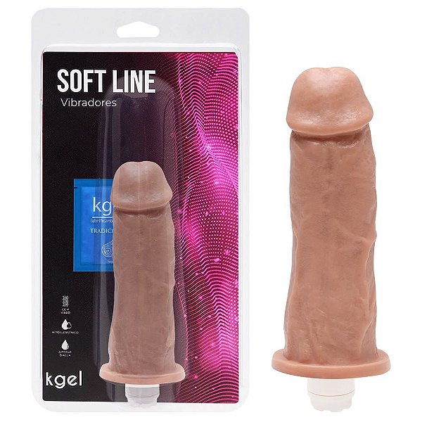 Pênis Vibrador Interno 18 X 4,7cm Kgel