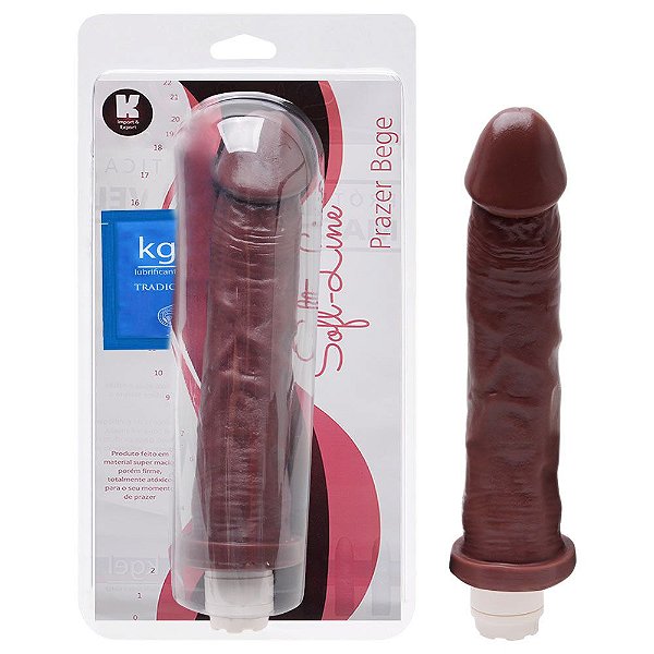 Pênis Vibrador Interno 24 X 4,8cm Kgel