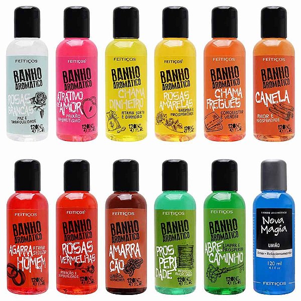Banho Aromático Nova Magia 120ml Feitiços