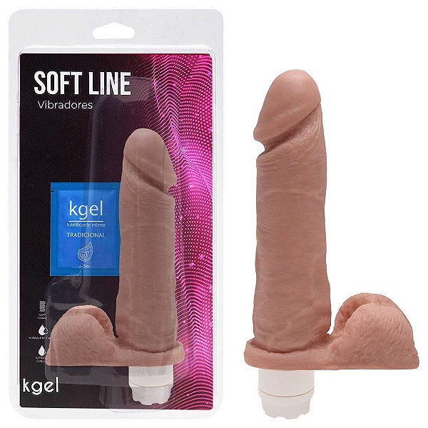 Pênis Vibrador Multivelocidade 18,5 X 4,5cm Kgel