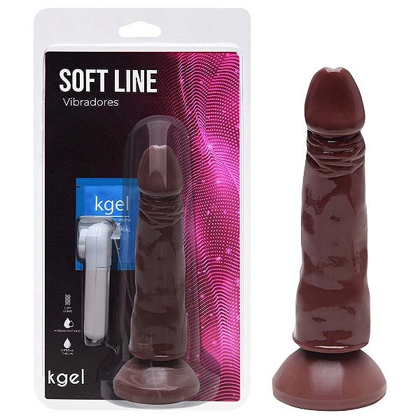 Pênis Vibrador Controle Externo 18 X 4cm Kgel