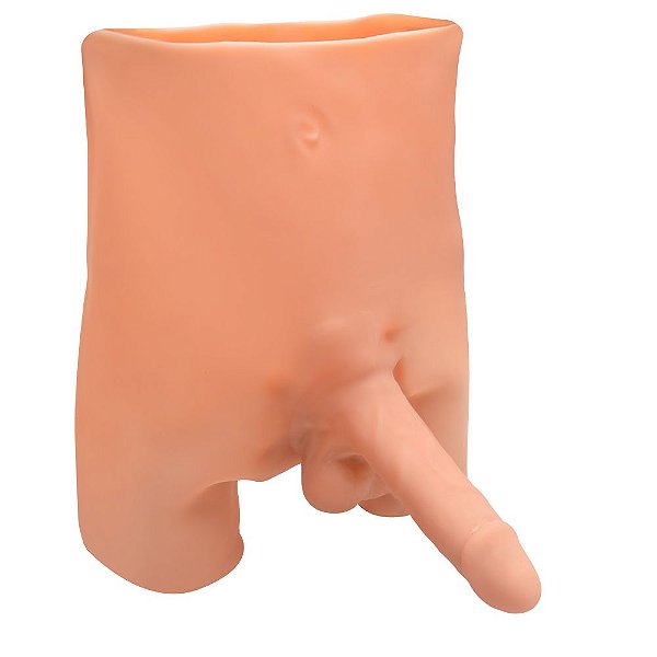 Short Cinta Com Pênis Maciço Cyber 18 X 5cm Yaffa