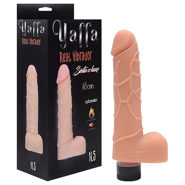 Pênis Vibrador Cyber Skyn 18 X 4cm Yaffa