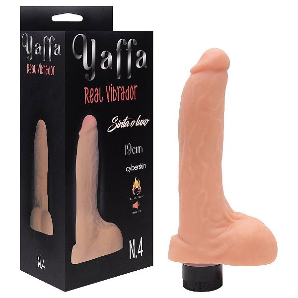 Pênis Vibrador Cyber Skyn 19 X 3,8cm Yaffa