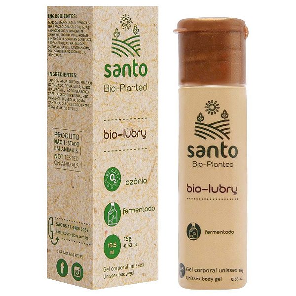 Bio-lubry Lubrificante Fluídos 15g Santo
