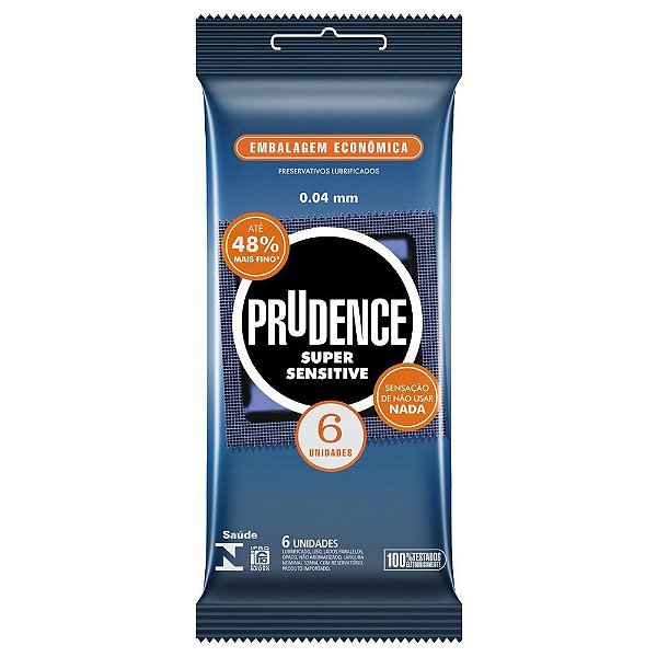 Preservativo Super Sensitive 06 Unidades Prudence