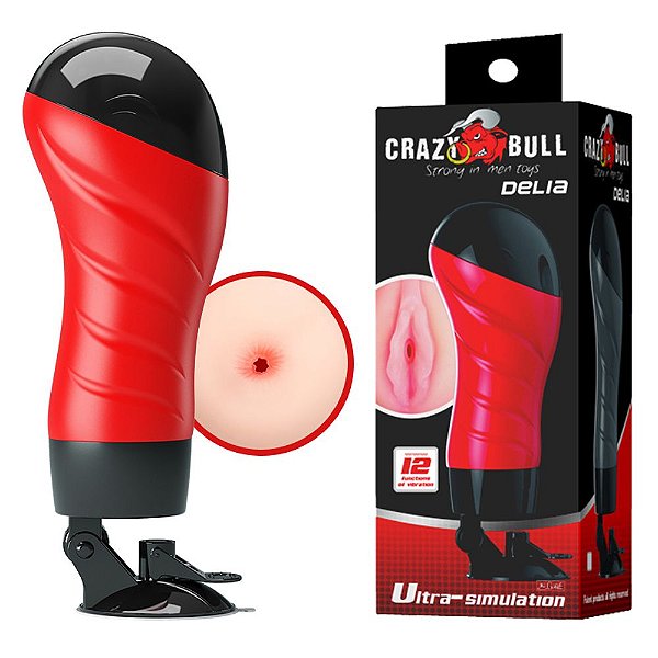 Masturbador ânus Vibro Delia Crazy Bull Sensual Love
