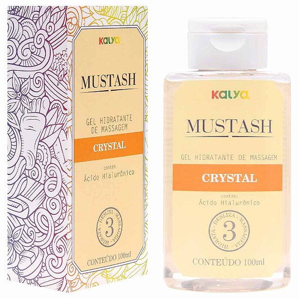 Mustash Crystal Lubrificante Base água 100ml Kalya