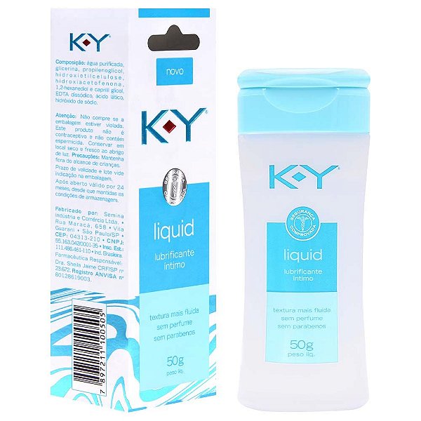 K-y Liquid Lubrificante íntimo 50g Ky