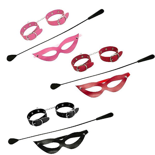 Kit Tiazinha Trio Algema Dominatrixxx