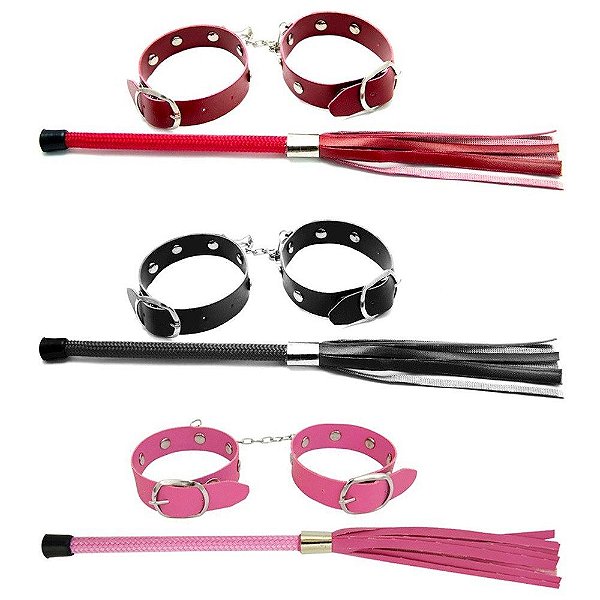 Kit Chicotinho E Algema Simples Dominatrixxx