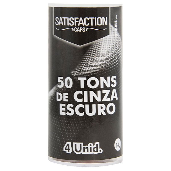 Bolinha 50 Tons De Cinza Escuro 04 Unidades Satisfaction