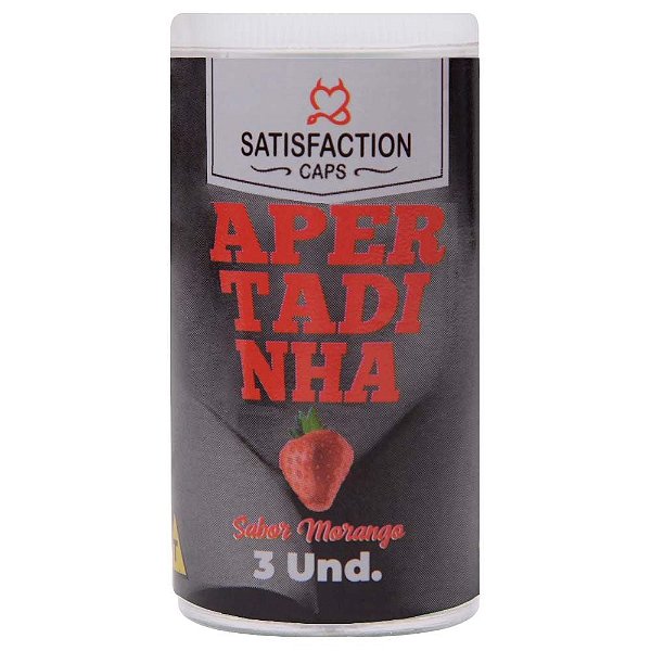 Bolinha Apertadinha Morango 03 Unidades Satisfaction