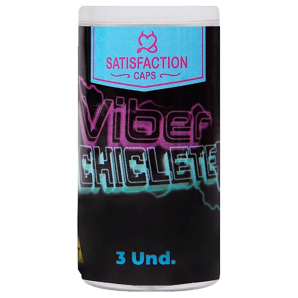 Bolinha Viber Chiclete 03 Unidades Satisfaction