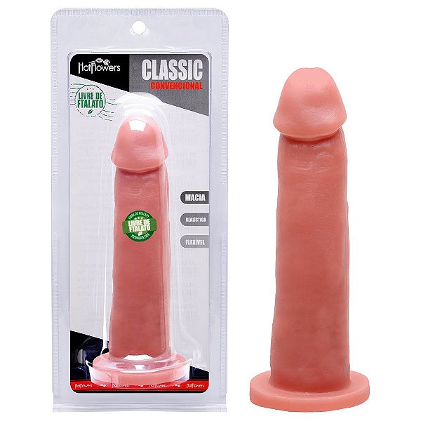 Pênis De Borracha Maciço 16 X 3cm Hot Flowers
