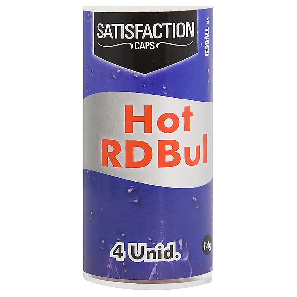 Bolinha Comestível Hot Rd Bul 04 Unidades Satisfaction