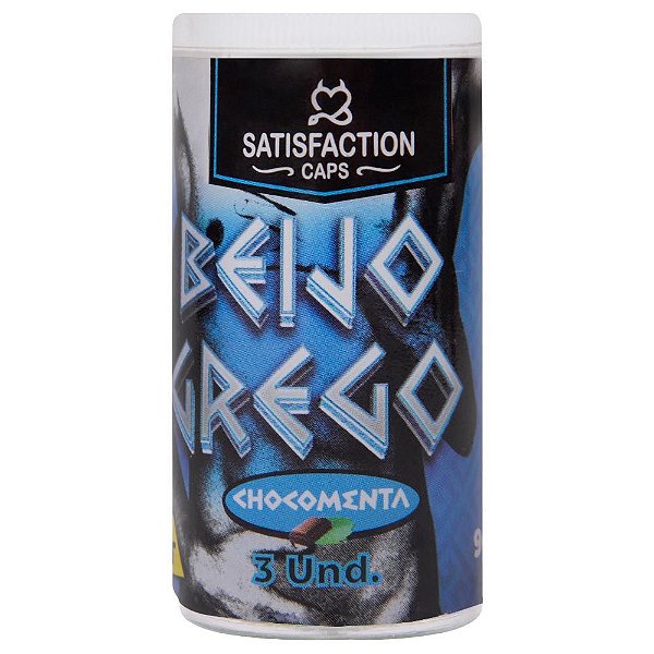 Bolinha Beijo Grego Chocomenta 03 Unidades Satisfaction