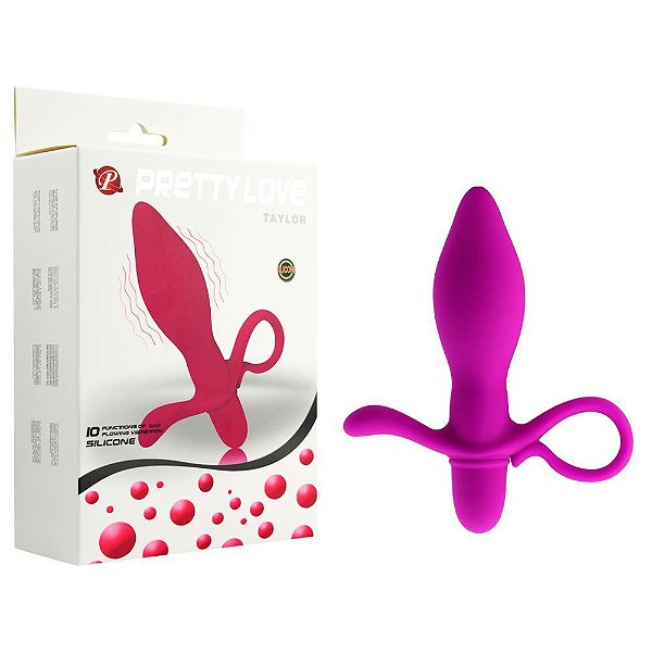 Plug Anal 10 Vibrações Pretty Love Taylor Vipmix