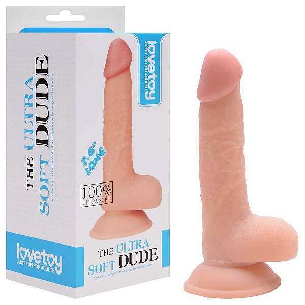 Pênis Realístico Ventosa 18 X 3,6cm Lovetoy Vipmix