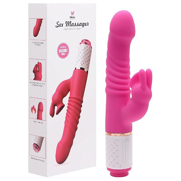Vibrador 7 Modos E Pulsações G-spot Dibe Vipmix