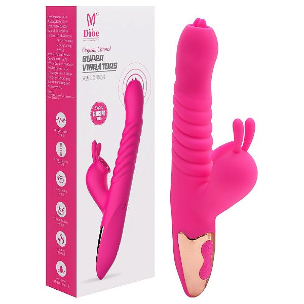 Vibrador 7 Modos E Pulsações Orgasm Dibe Vipmix