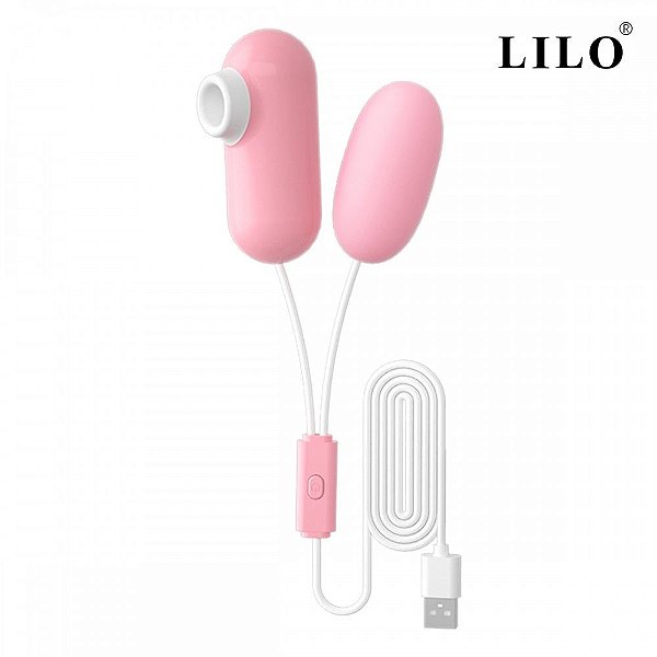 Cápsula Vibratória Usb Sucção 12 Modos Lilo Vipmix