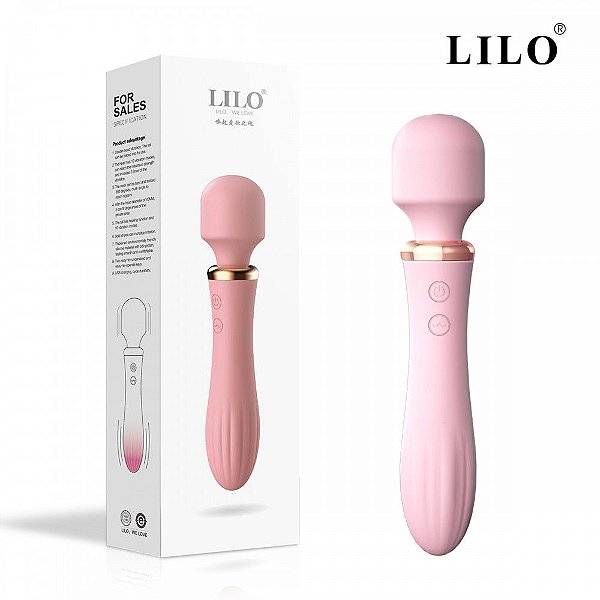 Vibrador Varinha Mágica 10 Vibrações Lilo Vipmix