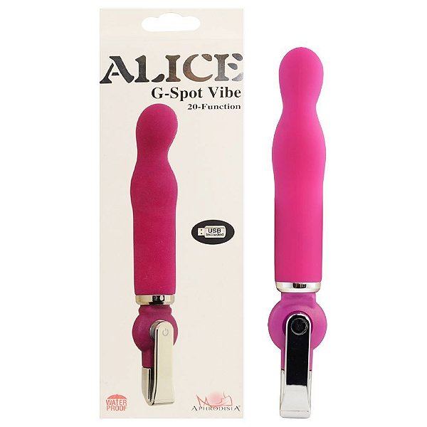 Vibrador Ponto G 20 Modos Alice G-spot Vibe Vipmix