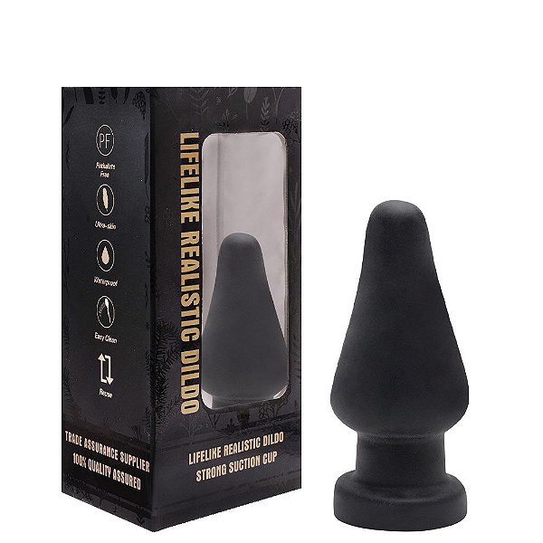 Plug Anal Maciço Cônico 17,5 X 7cm Vipmix