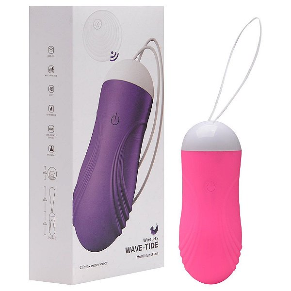 Cápsula 10 Vibrações Wave Tide Wireless Vipmix