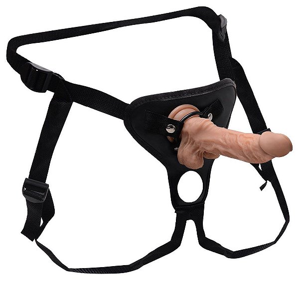 Cinta Com Capa Peniana Mars Dildo 19,5 X 4cm Vipmix