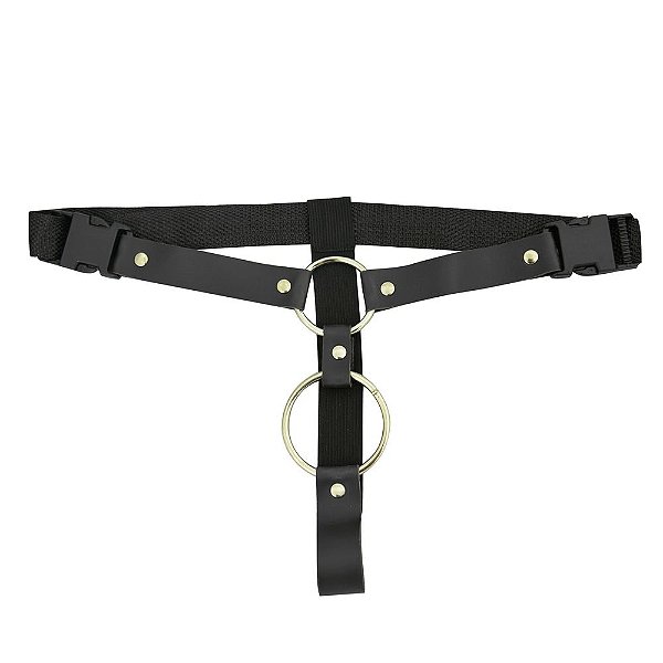 Cinta Peniana Dp Com Argola Dominatrixxx