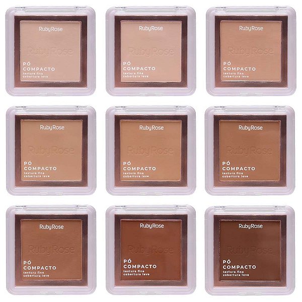 Pó Compacto Textura Fina Ruby Rose