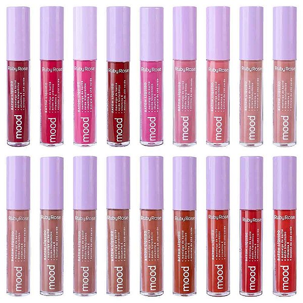 Batom Líquido Mood Cremoso Ruby Rose