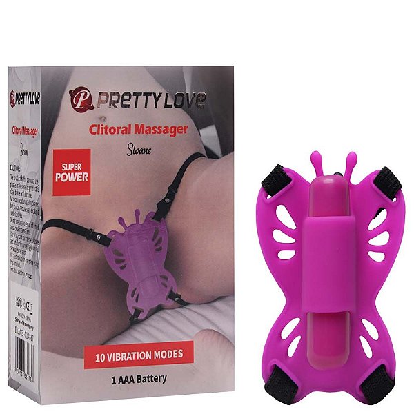 Vibrador Borboleta 10 Velocidades Pretty Love Vipmix