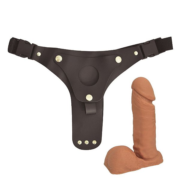 Cinta Peniana Adão Pênis Escroto 15cm Dominatrixxx