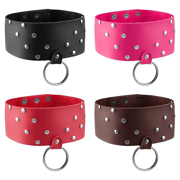 Coleira Scandal Com Argola Dominatrixxx