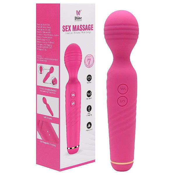 Vibrador Ponta Dupla 7 Vibrações E Pulsações Vipmix